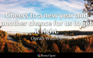 Oprah on new year