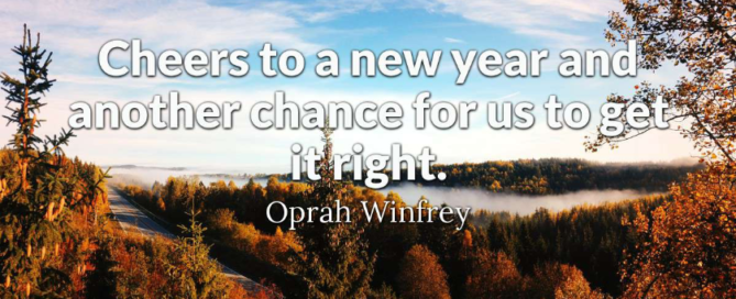 Oprah on new year